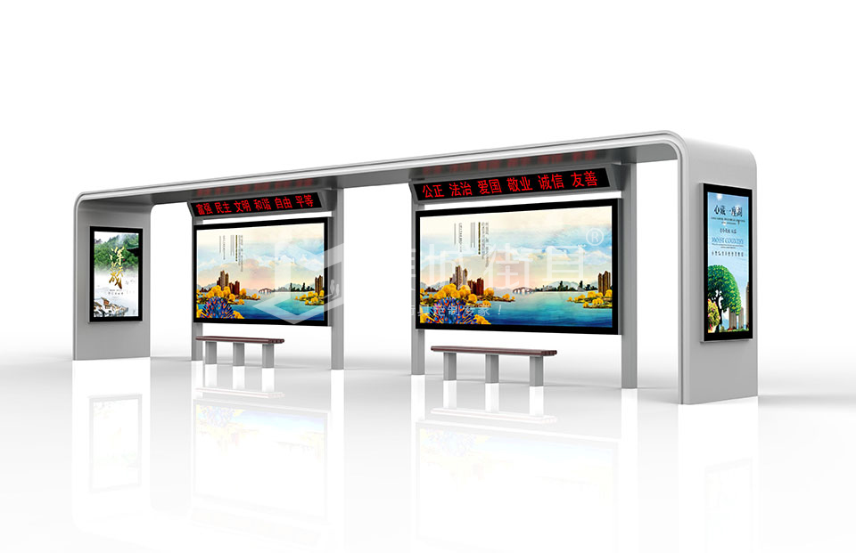 公交候車(chē)亭制造廠家 公交候車(chē)亭制造廠家