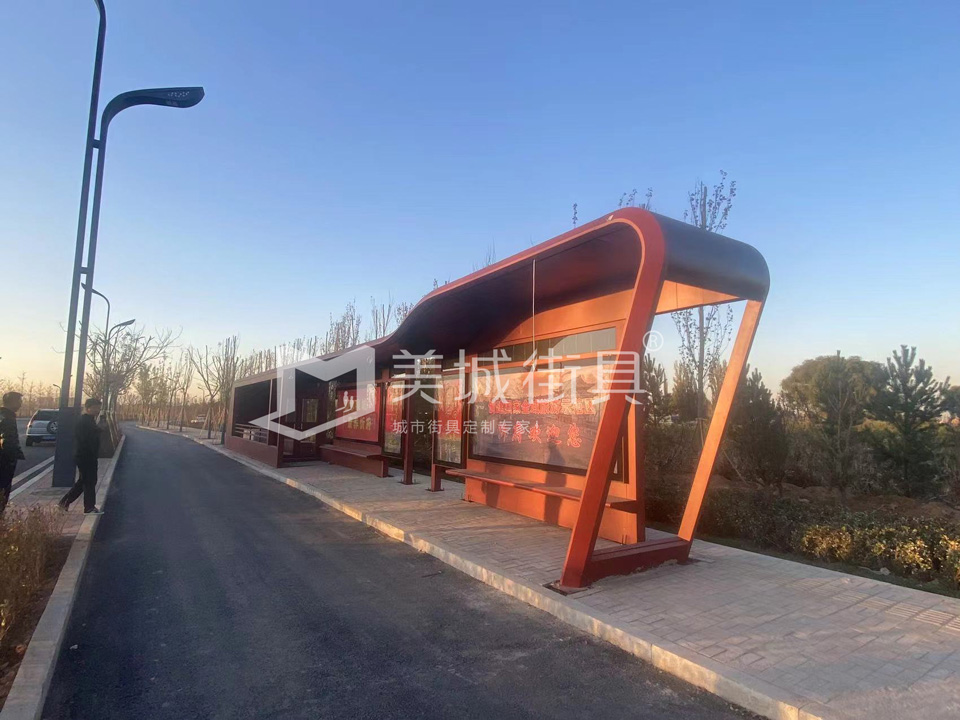 候車(chē)亭實(shí)景圖 候車(chē)亭實(shí)景圖