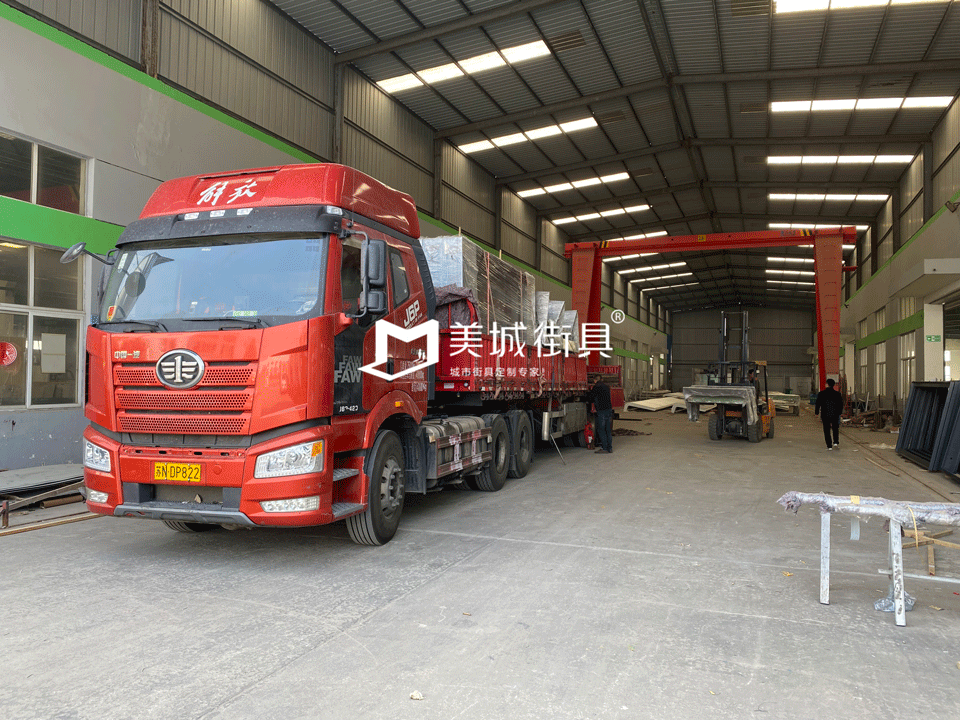 2022.11.8美城街具供應南京公交候車亭發貨記錄 2022.11.8美城街具供應南京公交候車亭發貨記錄